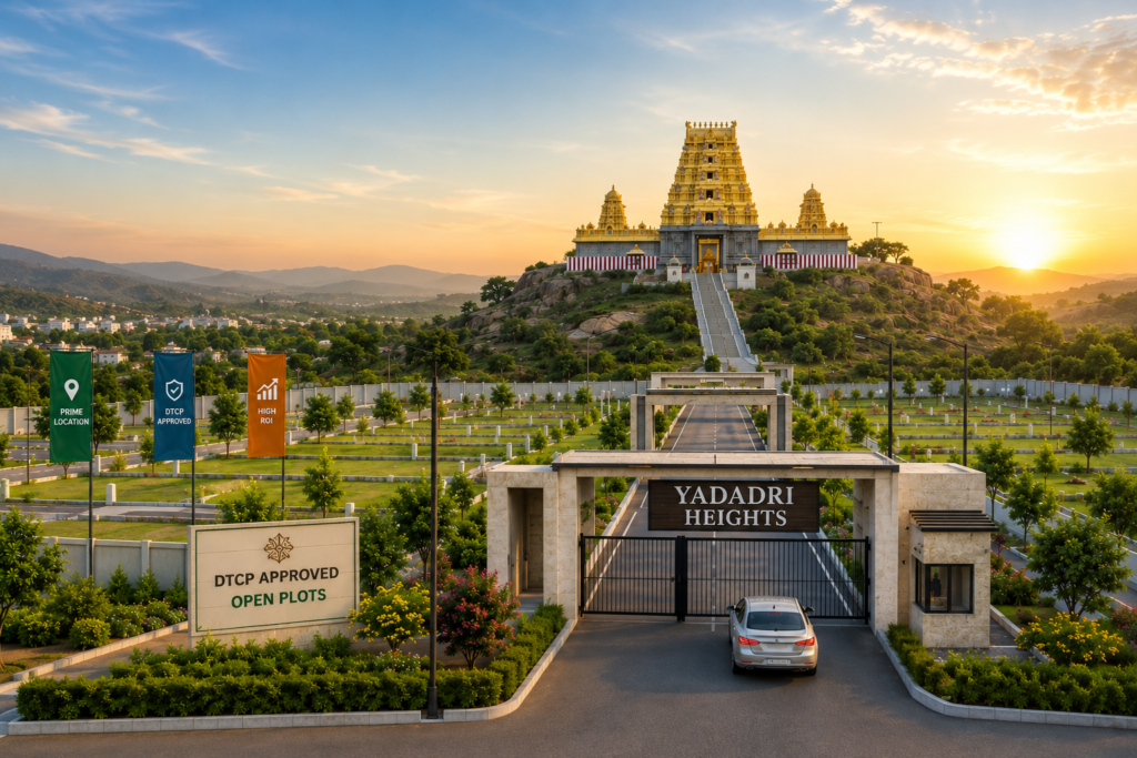 Open Plots Near Yadadri Heights | Sahasra Bhoomi Projects
